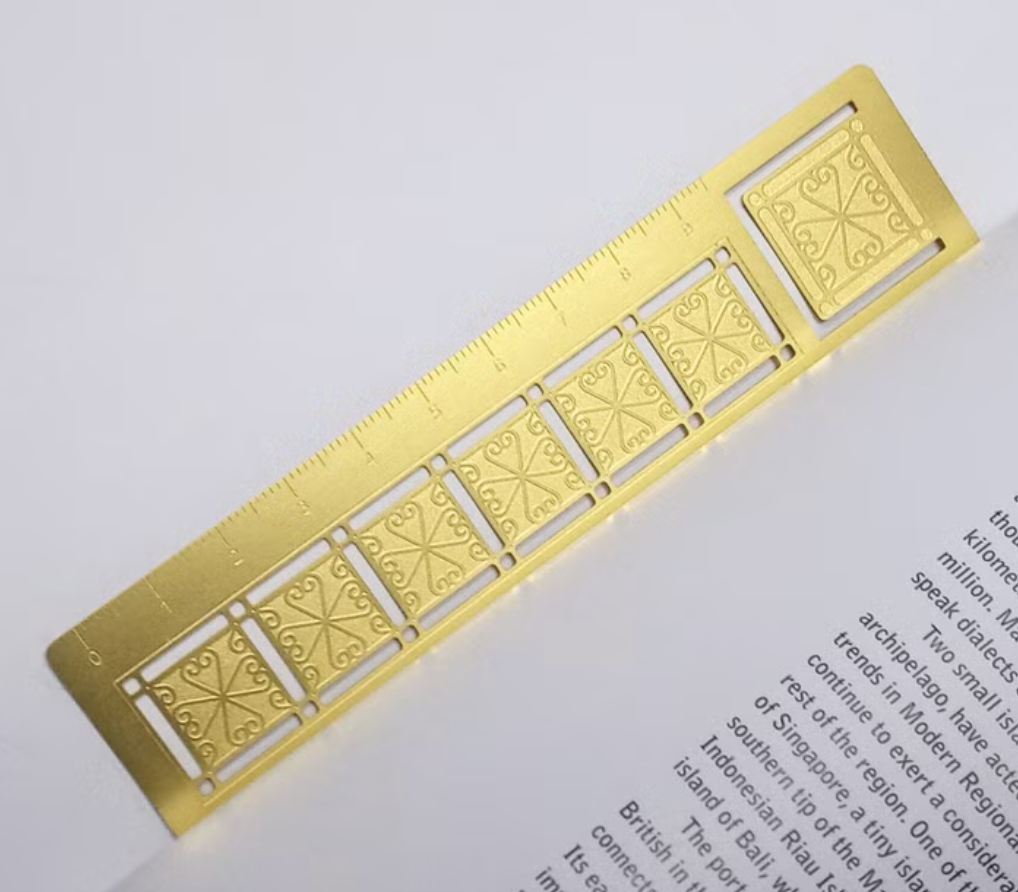 台灣老屋窗花書籤暨工具尺-心心相印｜台灣代表禮物