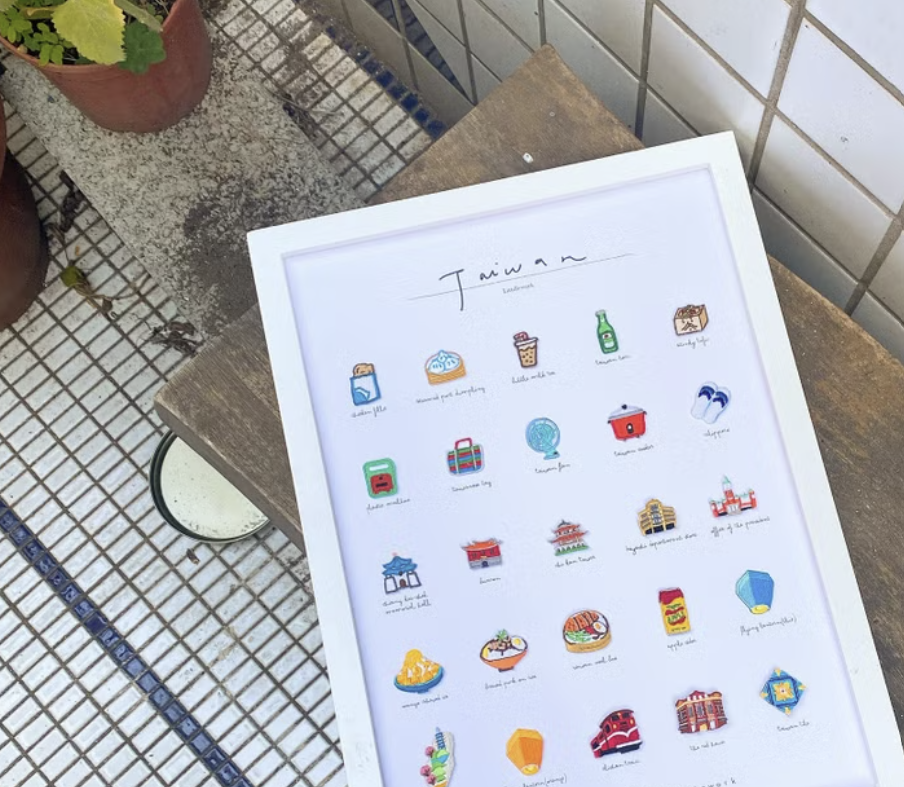 台灣禮物｜台灣刺繡圖鑑